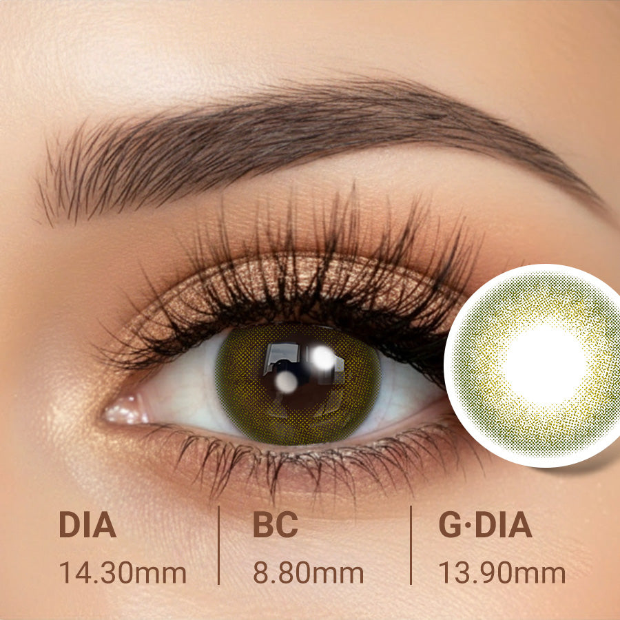 Forest Green Contact Lenses