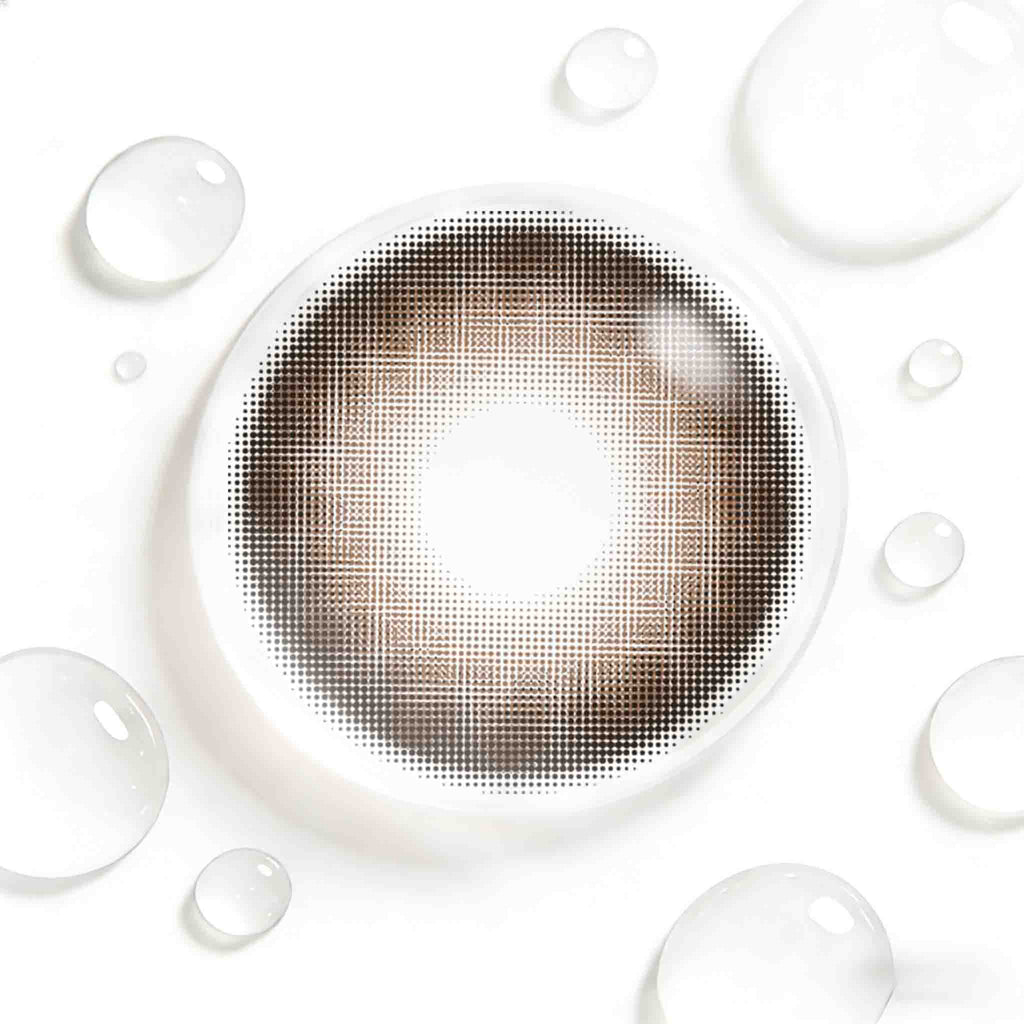 Smoky Sand Brown Contact Lenses