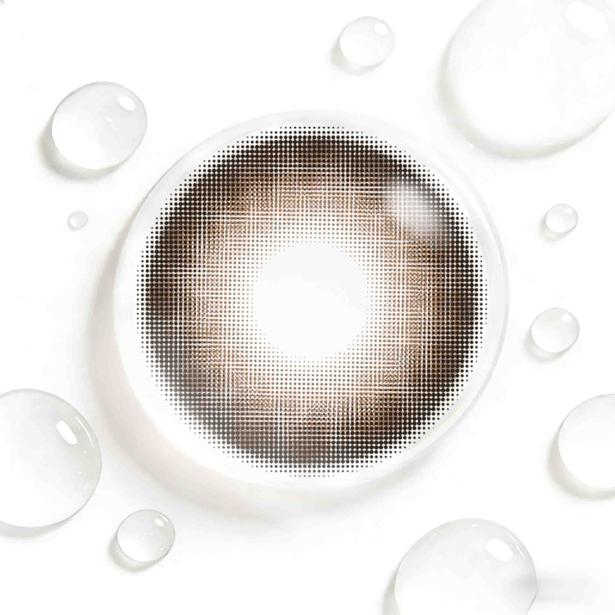 Smoky Sand Brown Contact Lenses