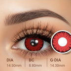 Rose Pink Contact Lenses