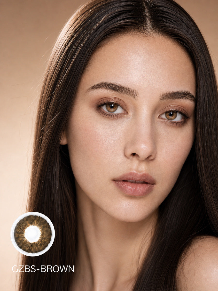 Golden Glow Brown Daily Contact Lenses