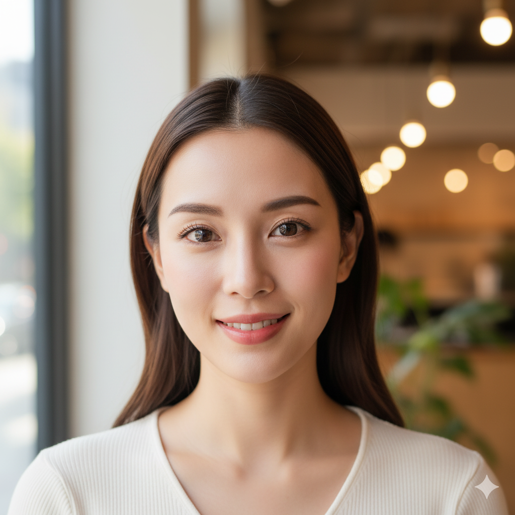 Savvenart soft brown-gray lenses offering a subtle mixed-heritage style for modern women. Comfortable for daily wear.
