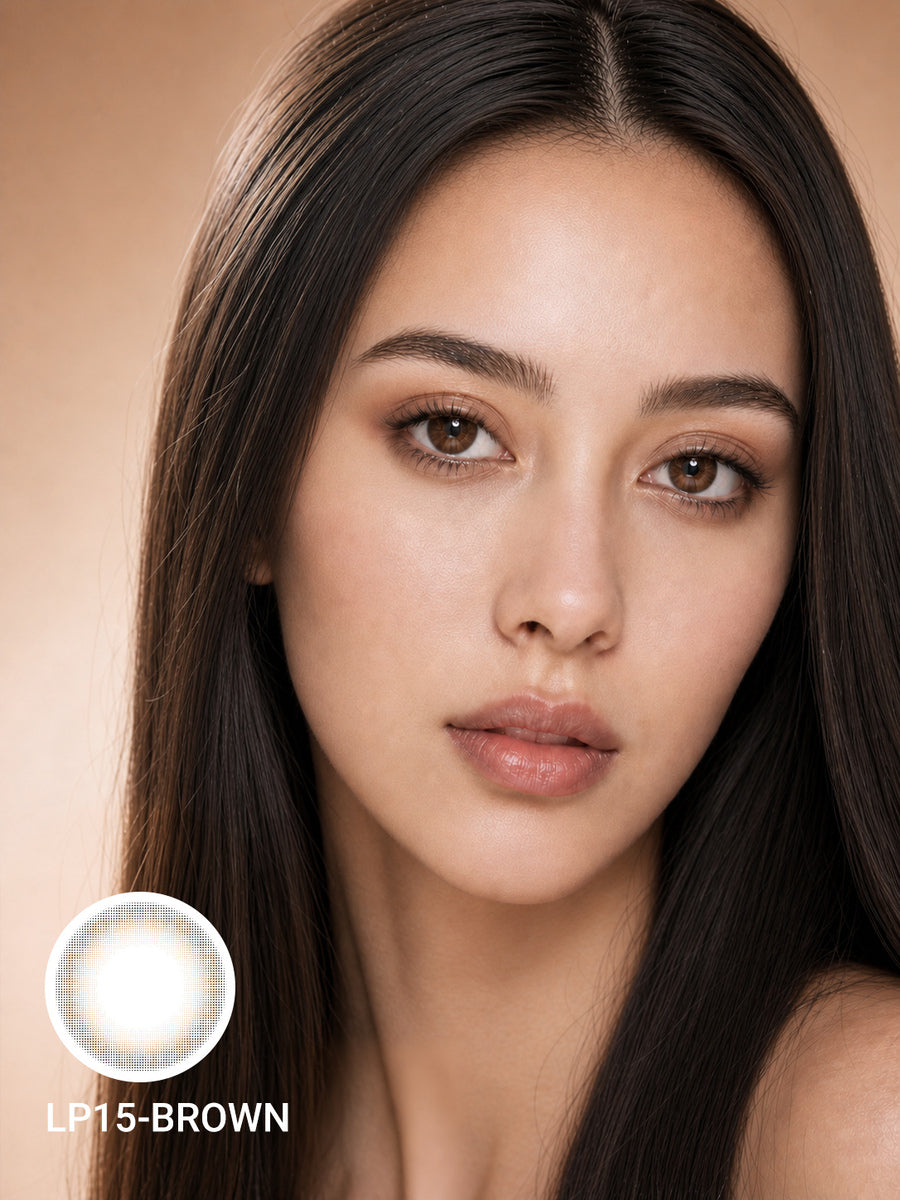 Light Petal Brown Contact Lenses