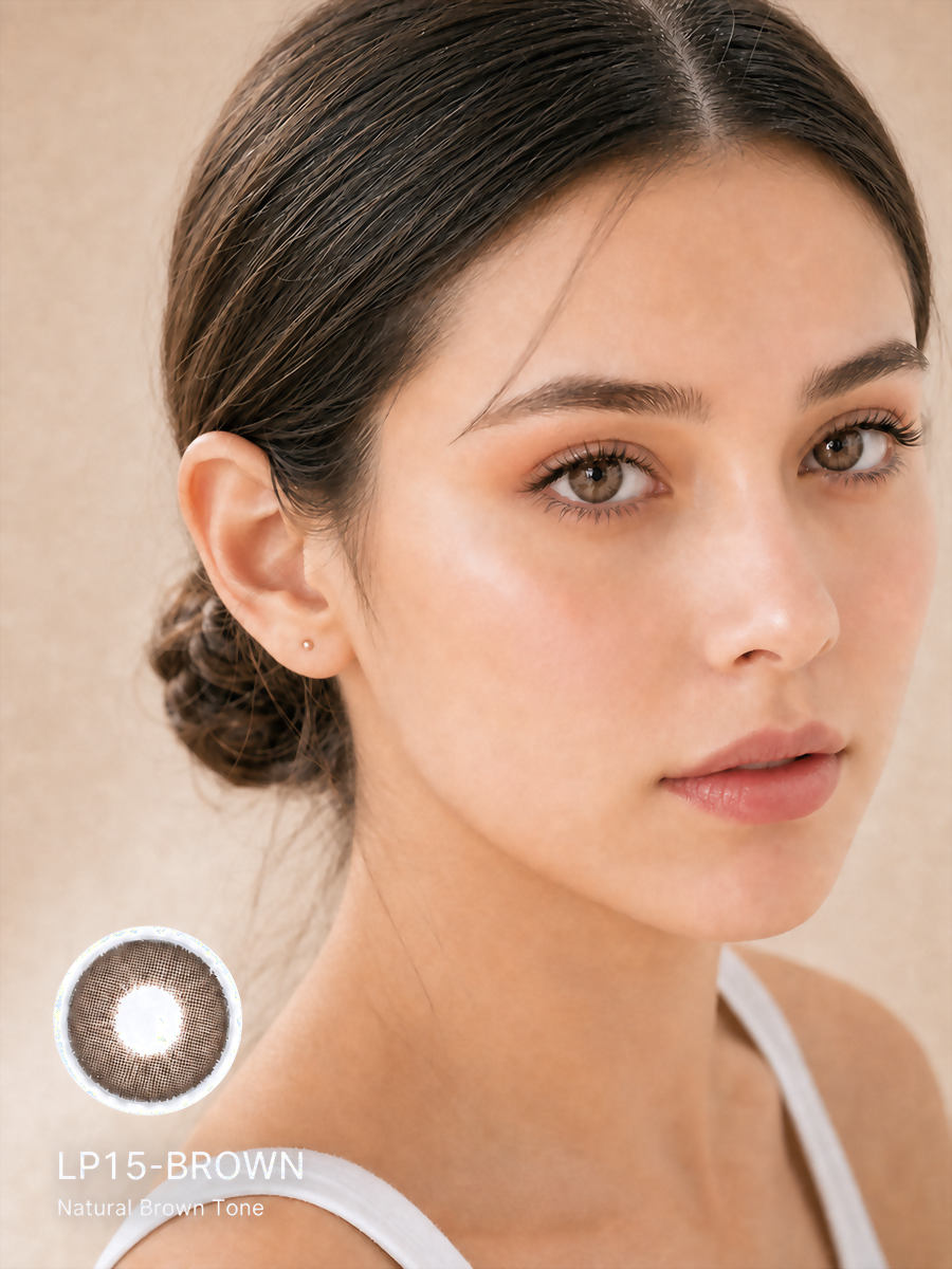 Light Petal Brown Contact Lenses