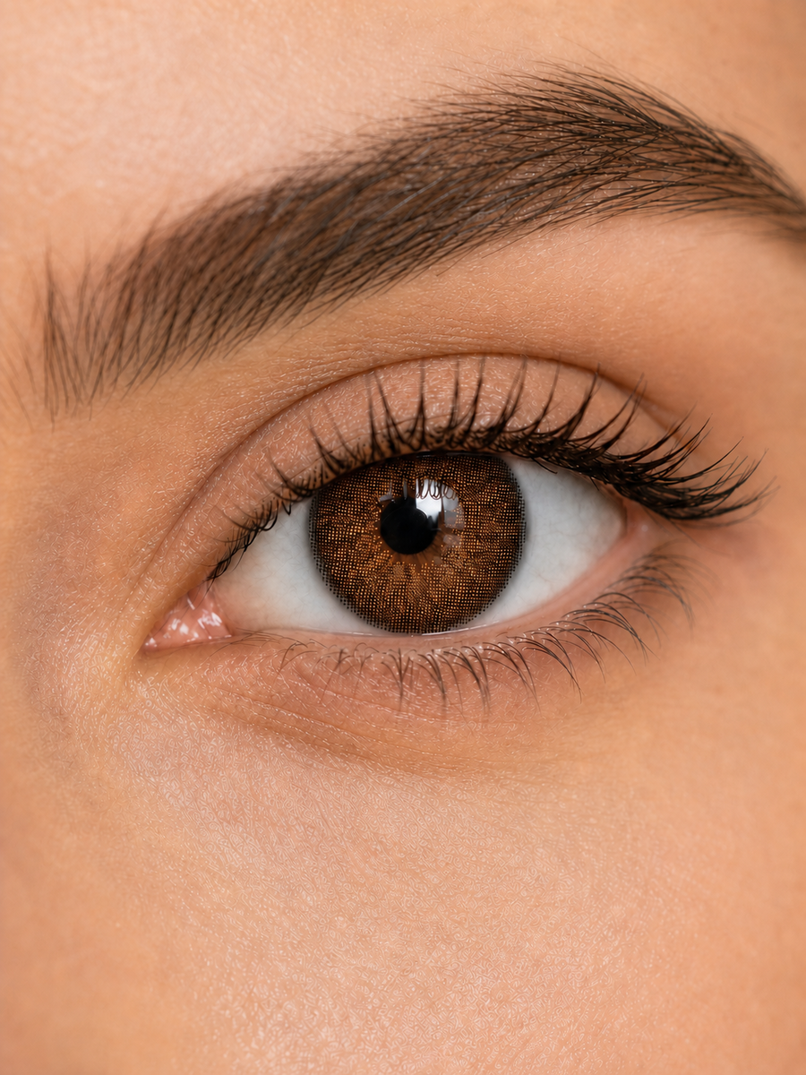 Light Petal Brown Contact Lenses