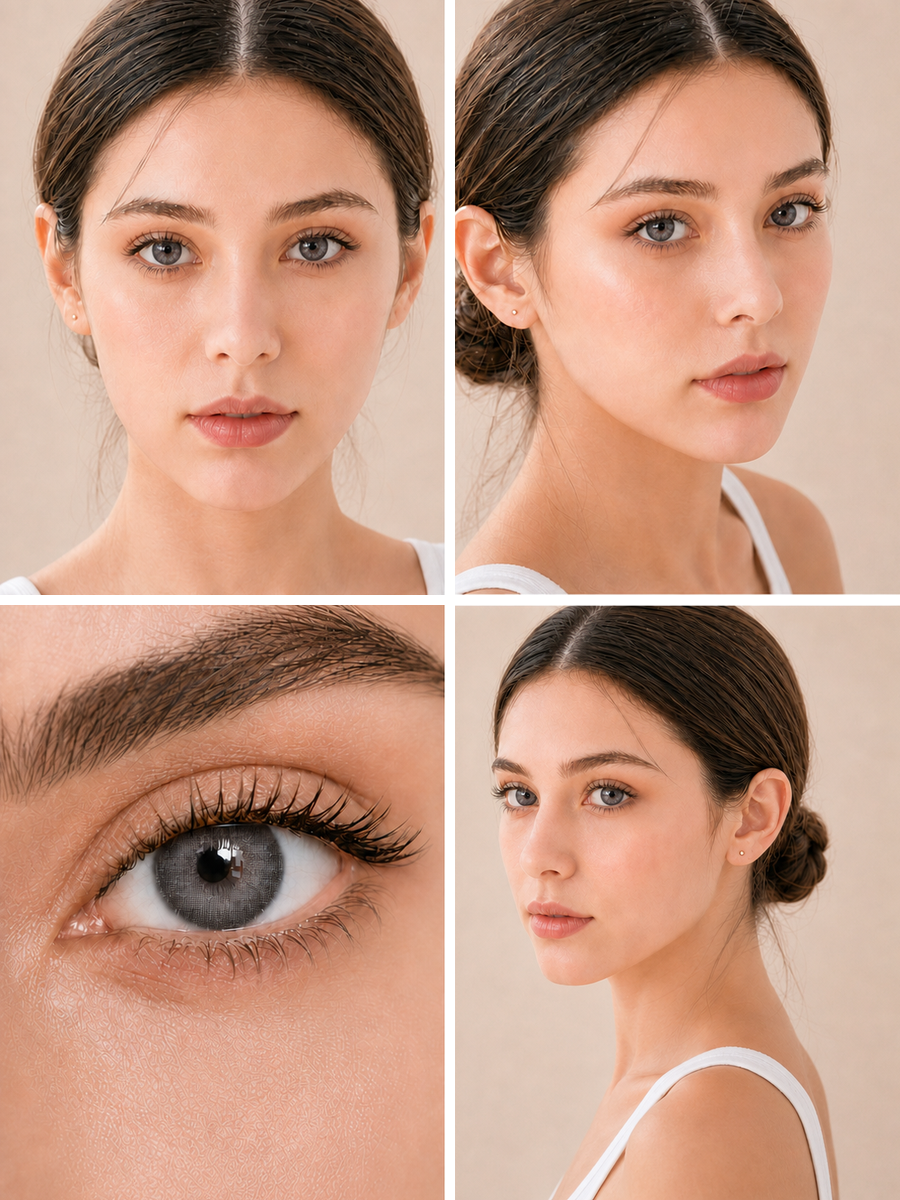 Gray Contacts Lenses for Everyday Wear