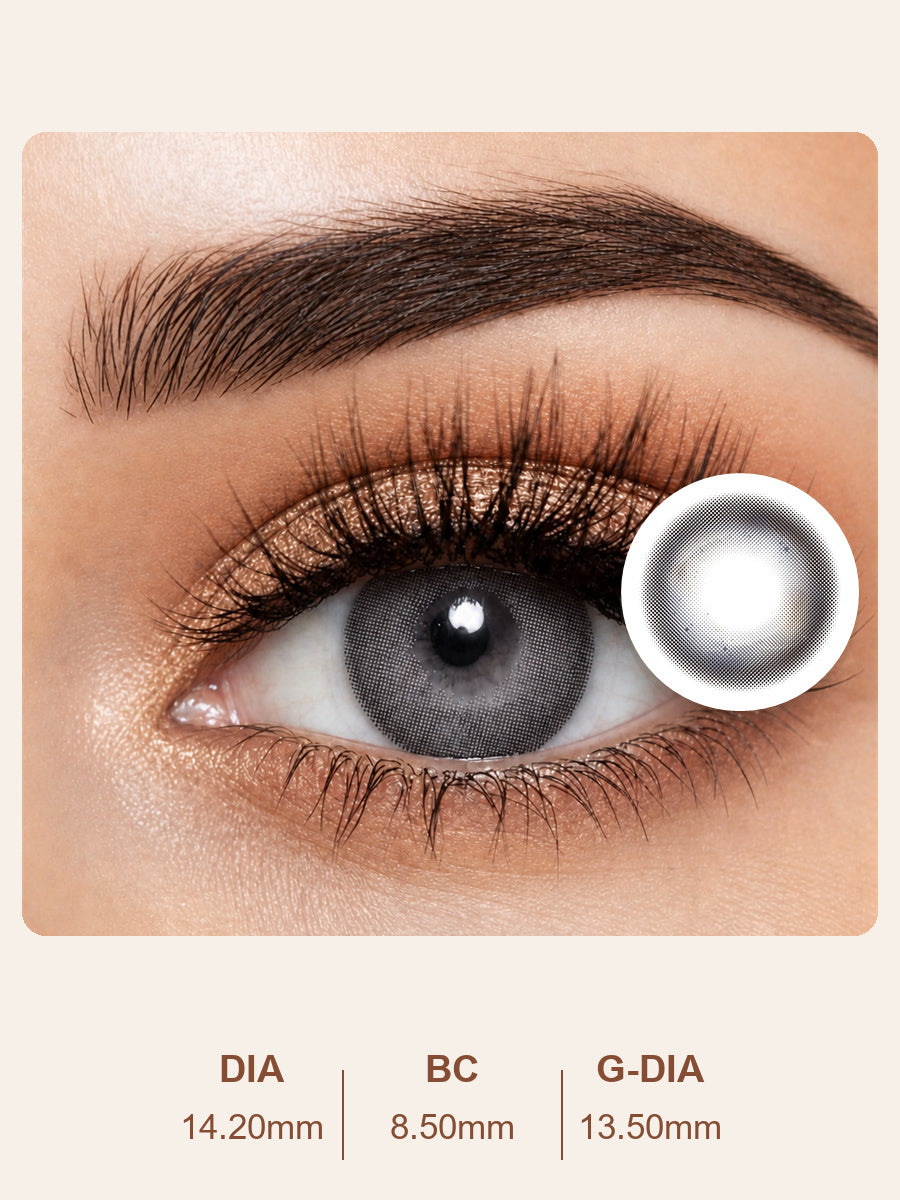 Linen Smoky Gray Daily Contact Lenses-1 Pair (2 Lenses)