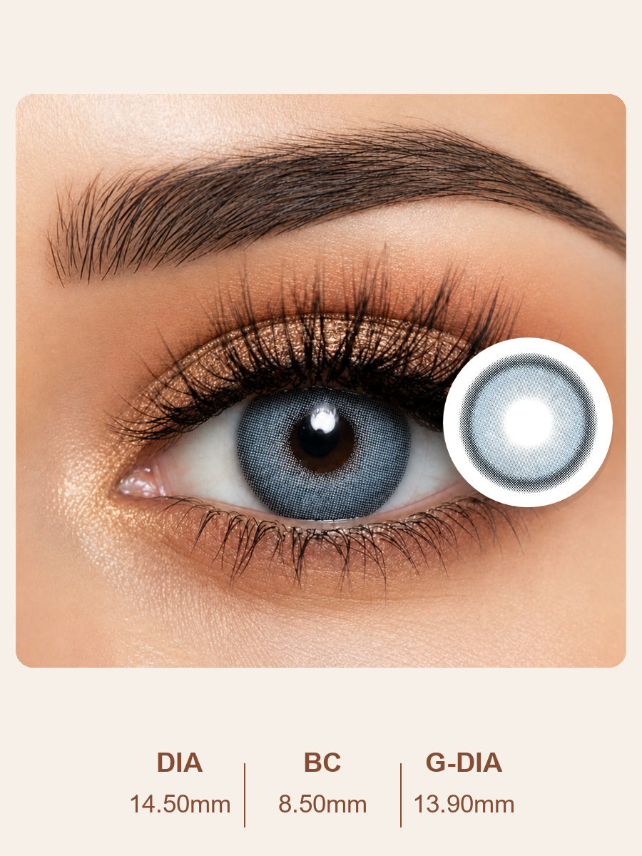Misty Sky Blue Daily Contact Lenses - Savvenart