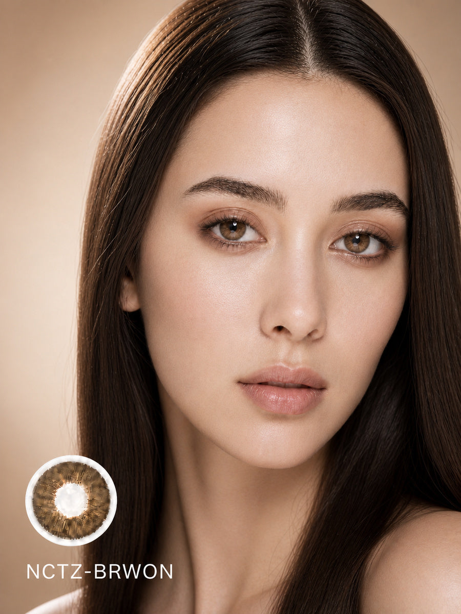 Milk Tea Brown Daily Contact Lenses-1 Pair (2 Lenses)