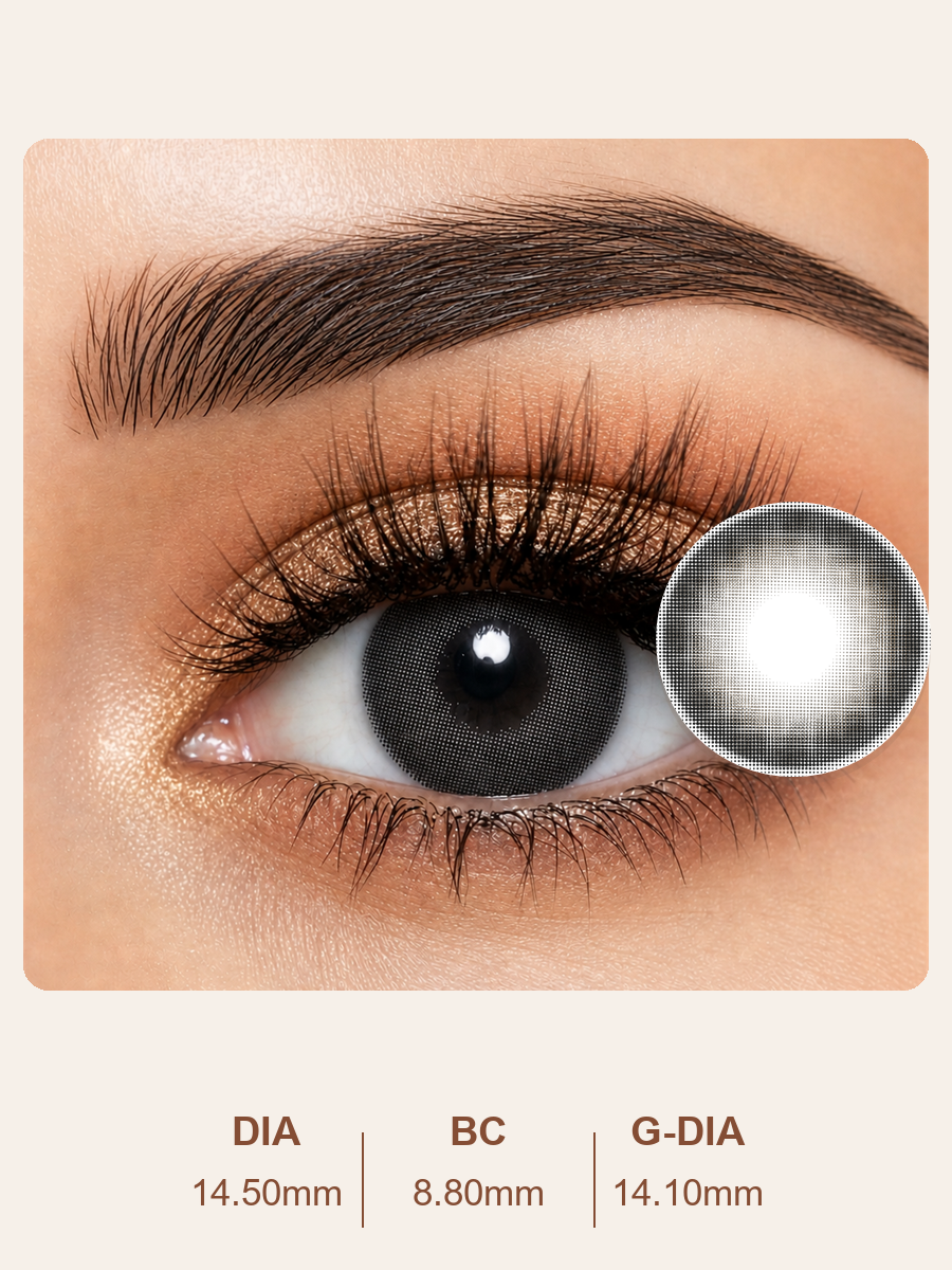 Natural Black Contact Lenses - Savvenart