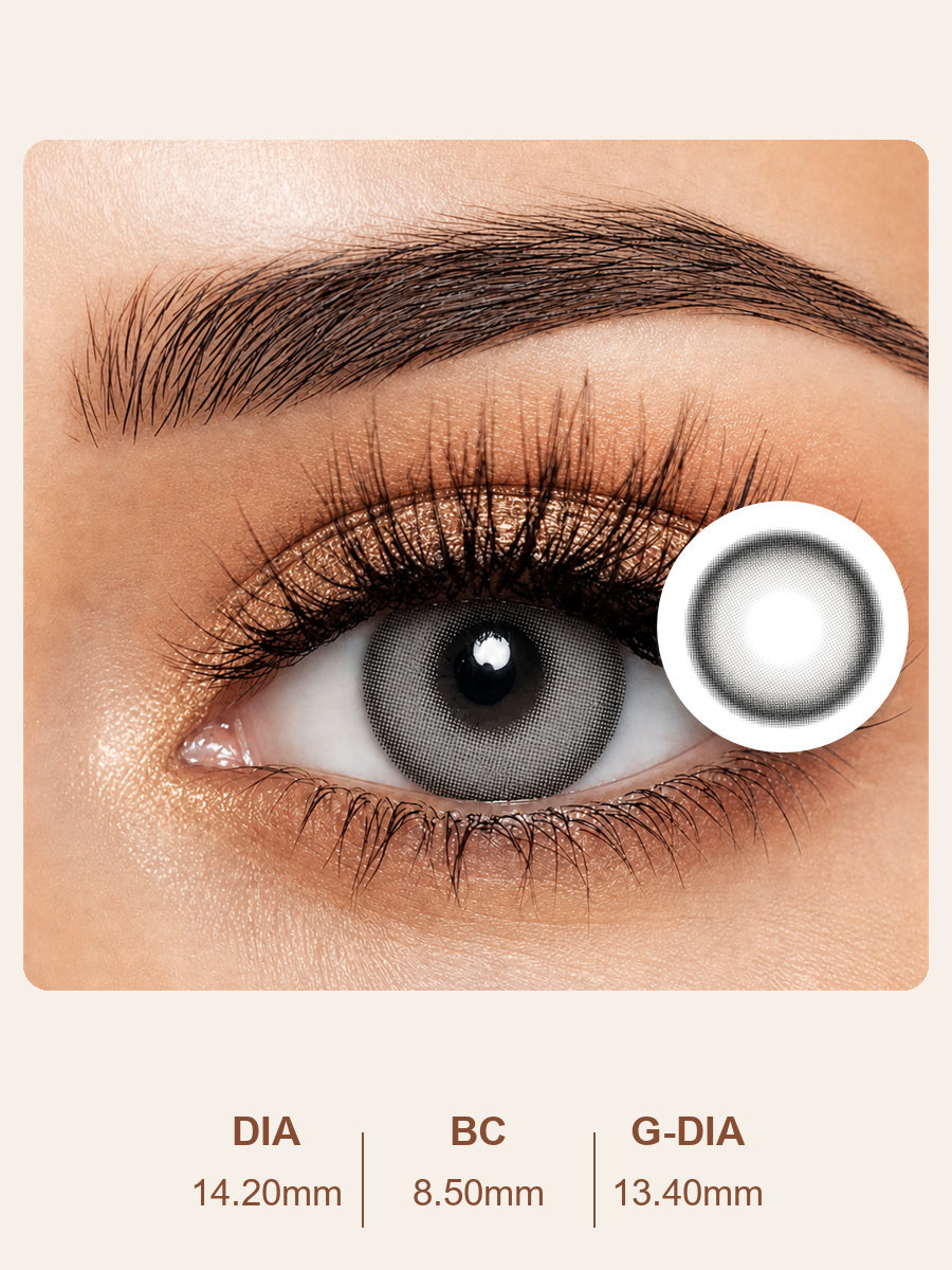 Wander Gray Daily Contact Lenses-1 Pair (2 Lenses)