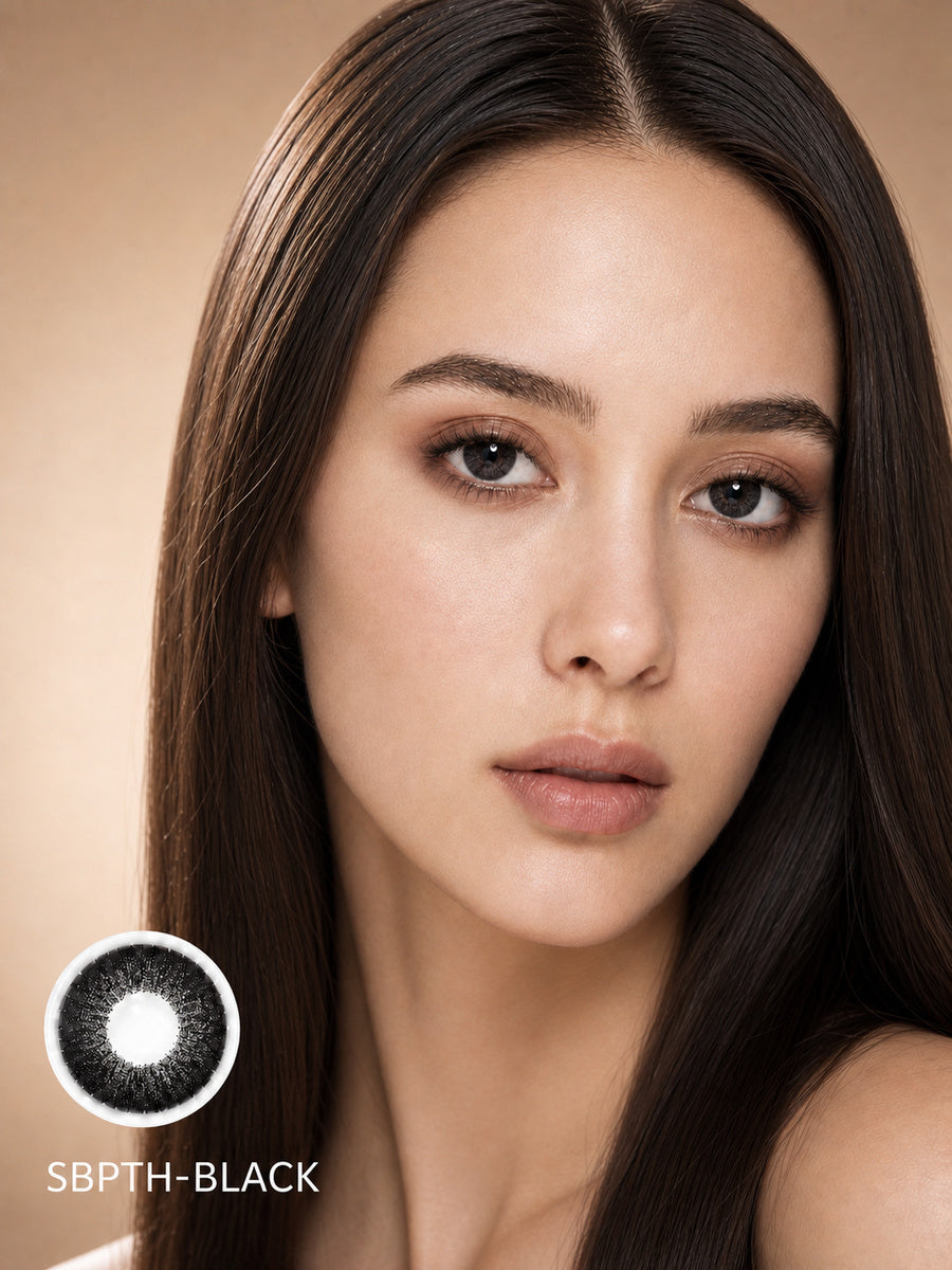 Crystal Black Daily Contact Lenses-1 Pair (2 Lenses)
