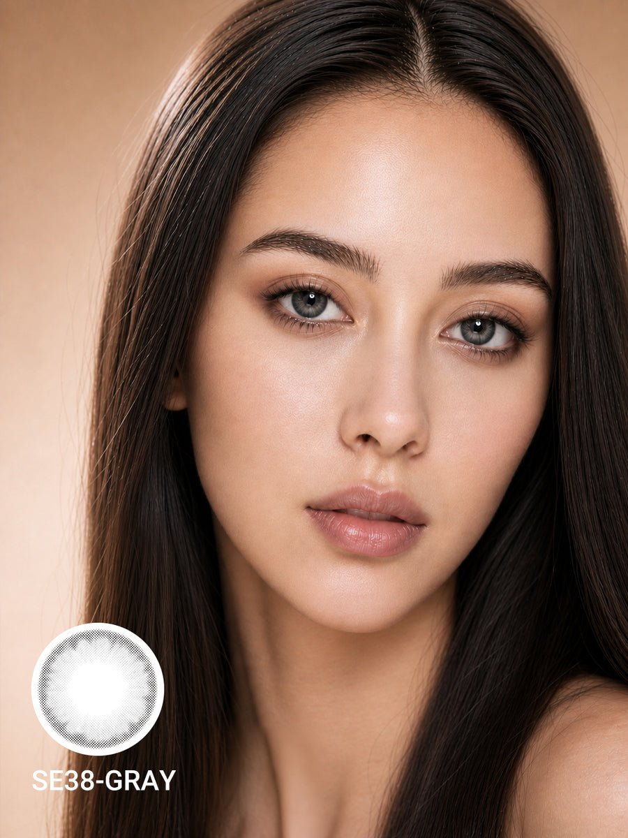 Soft Gray Contacts Lenses – Gentle Look