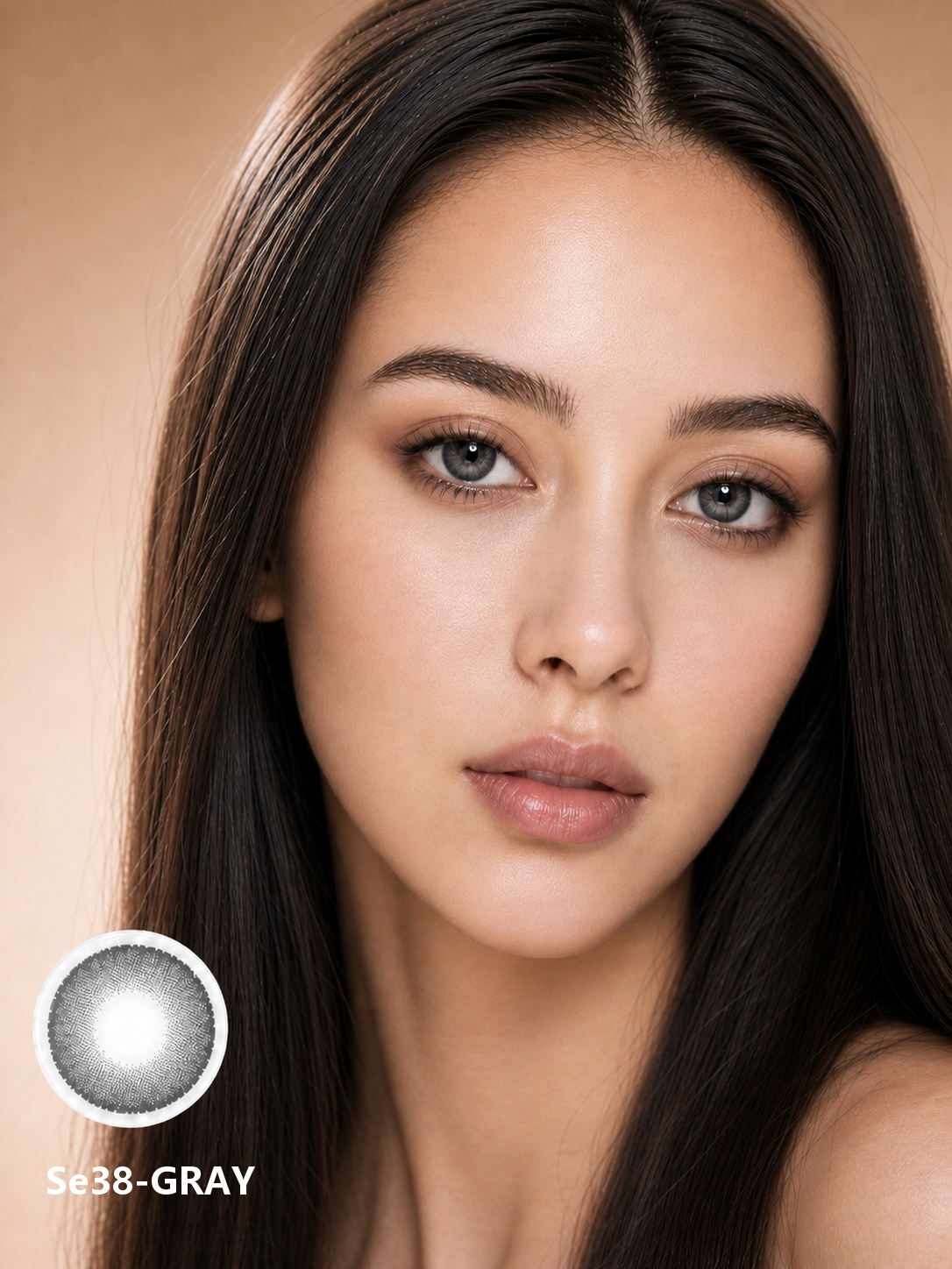 Soft Gray Contacts Lenses – Gentle Look