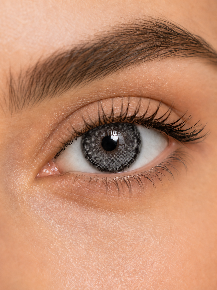 Soft Gray Contacts Lenses – Gentle Look