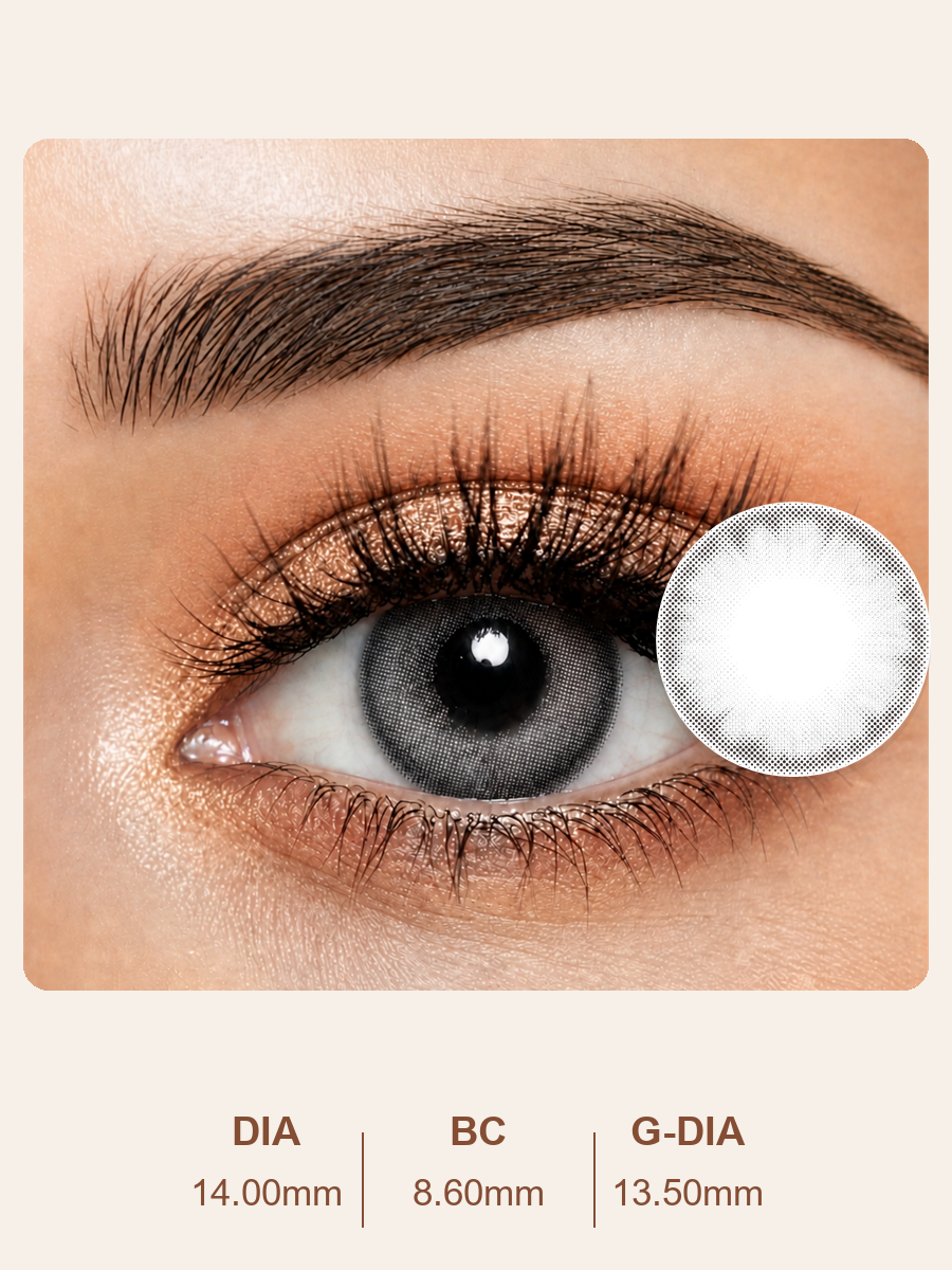 Soft Gray Contacts Lenses – Gentle Look