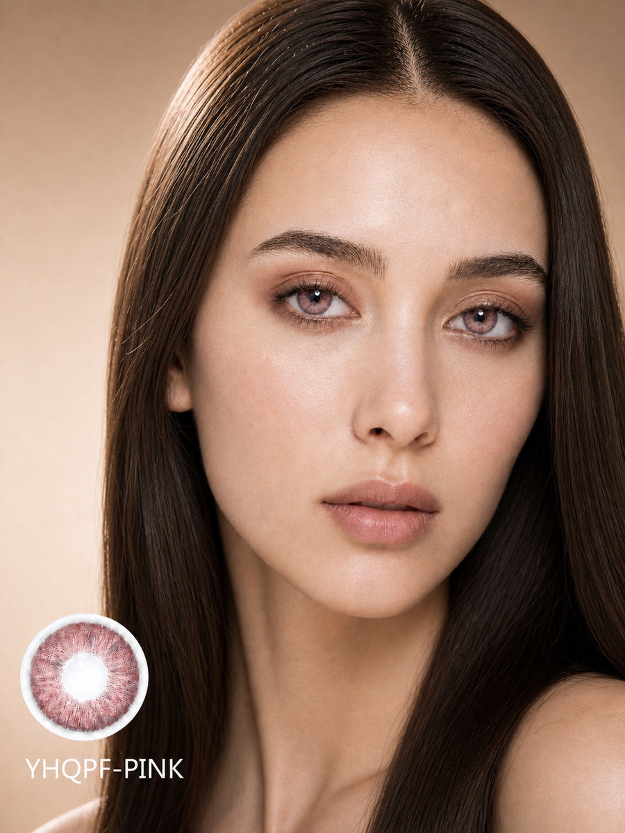 Sakura Blush Pink Daily Contact Lenses-1 Pair (2 Lenses)