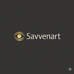 Savvenart logo — premium colored contact lenses brand